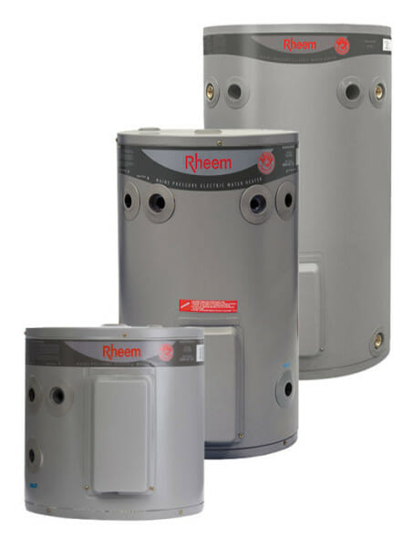 Rheem Electric Hot Water Systems Same Day Hot Water Service 
